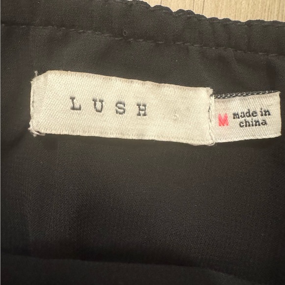 Vintage Lush Women's Y2K Lace Trim Cami Sz M Black - Picture 2 of 8